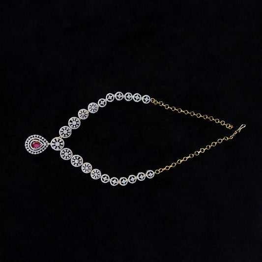 Floral Interchangeable Zircon Necklace