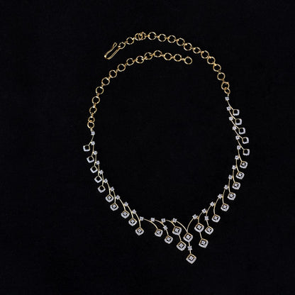 V-Shaped Zircon Necklace