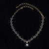 Floral Zircon Necklace