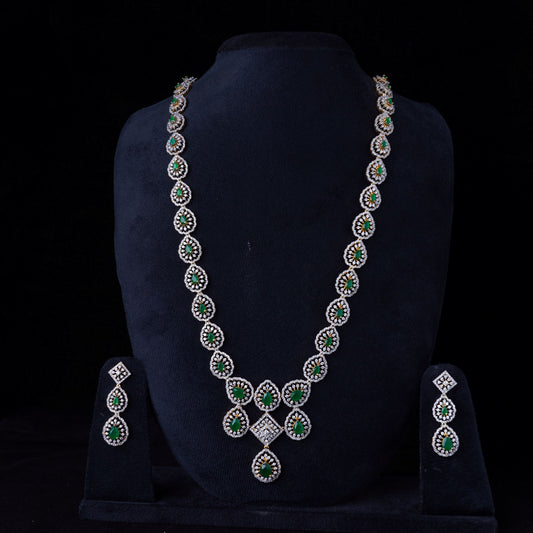 Pear Cut Emerald Statement Haaram
