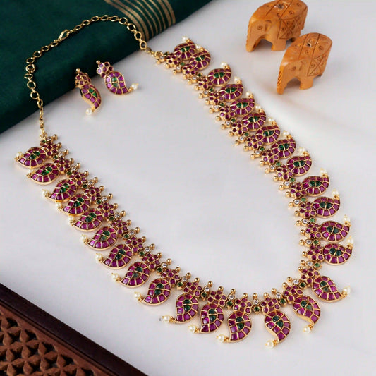 Exquisite Kemp Mango Royal Radiance Haaram