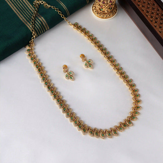 Emerald Glow Designer Haaram