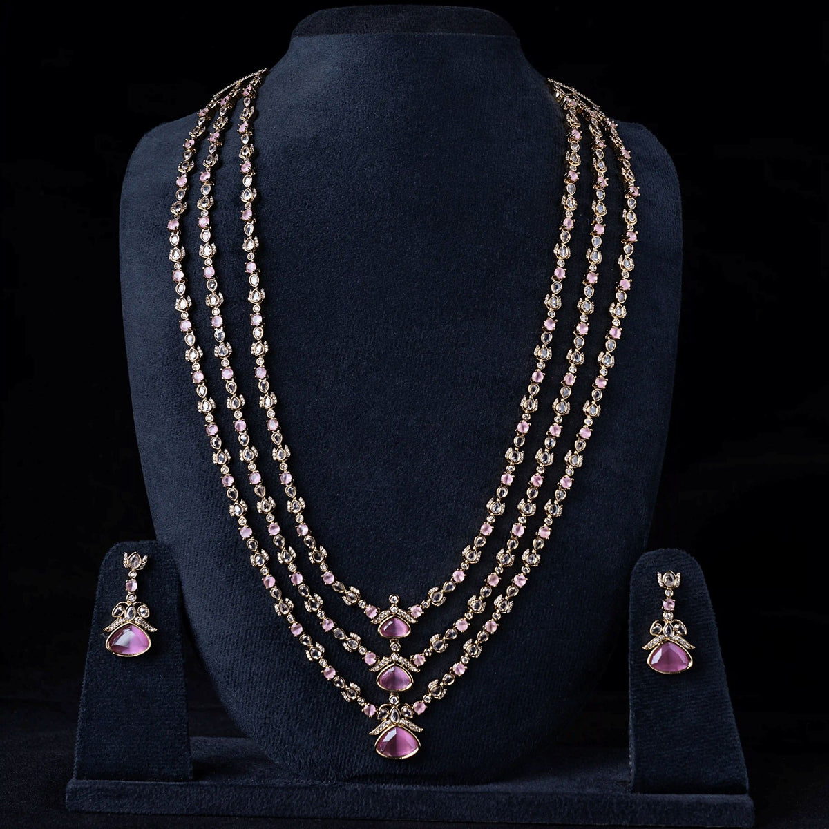 Multi-Layer Victorian Pink Statement Haaram