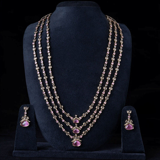 Multi-Layer Victorian Pink Statement Haaram