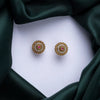 Ruby Floral Chakra Stud