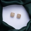 Square Zircon Luxe Stud