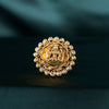 Lakshmi White Stone Statement Finger Ring