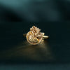 Peacock Charm Finger Ring