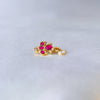 Bird Jadau Pearl Nose pin