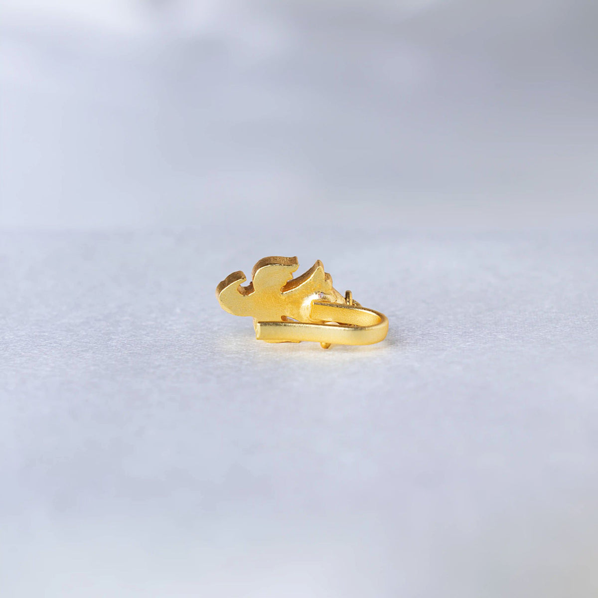 Bird Jadau Pearl Nose pin