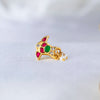 Jadau Pearl Accent Nose pin