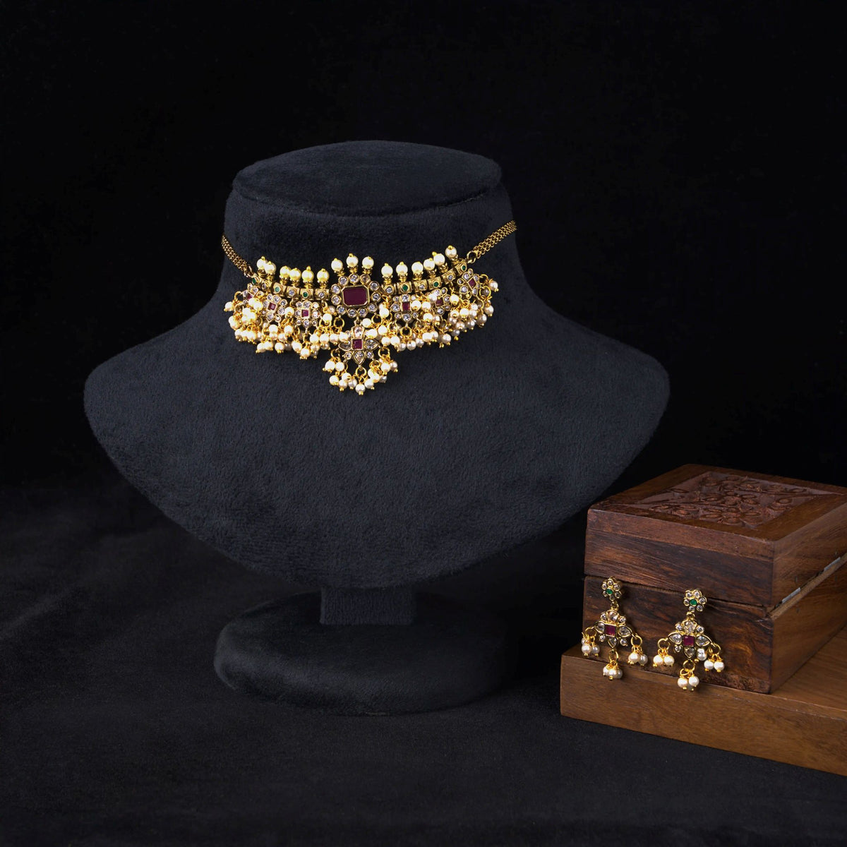 Elegant Traditional Guttapusalu Choker