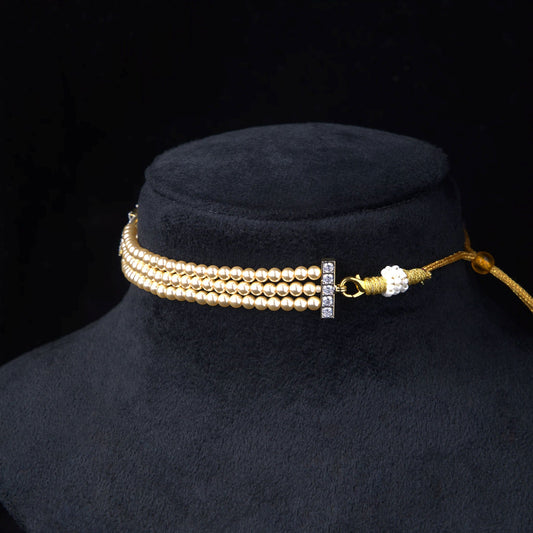 Emerald Pearl Accent Choker