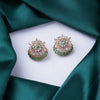 Emerald Mandala Stud