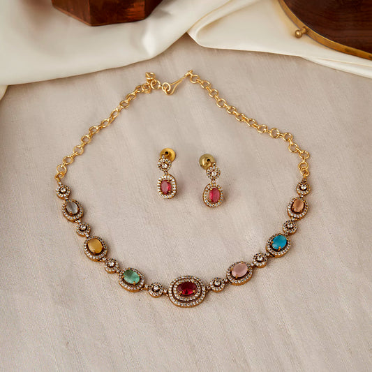 Multicolor Necklace SM77215