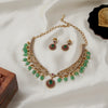 Statement Emerald Ruby Hasli Necklace
