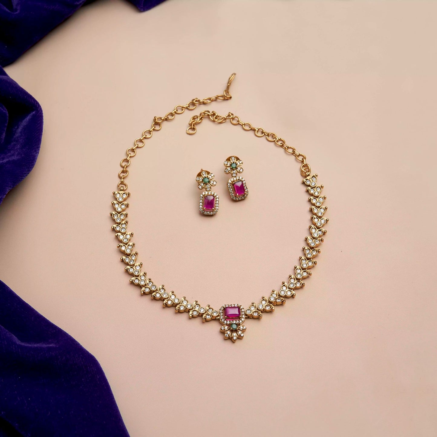 Emerald and Ruby Necklace SM77201