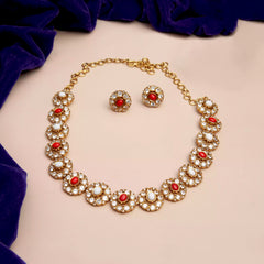 Coral/Multicolor Necklace SM77110