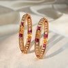 Lakshmi Pink Stone Bangles