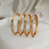 White & Green Bangles