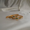 Emerald Accent Lakshmi Bangles