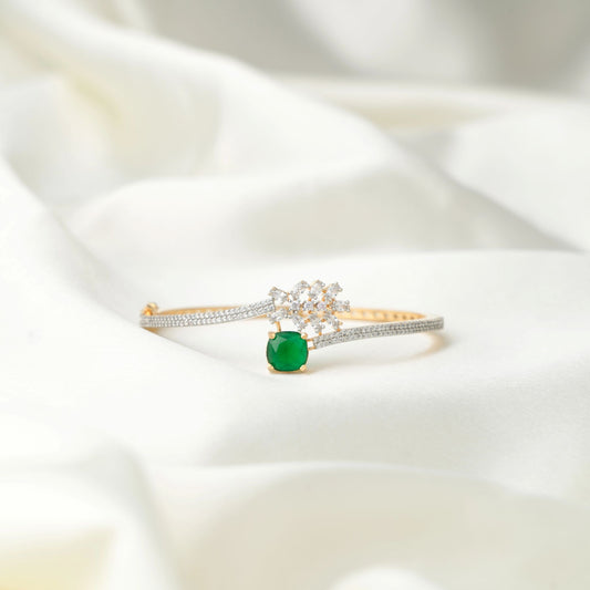 Pink & Green Stone Bracelet