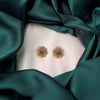Pink Floral Stud
