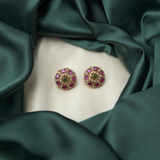 Pink Floral Stud SM21134