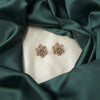 Green & Pink Star Design Stud