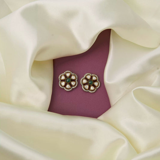 Floral Cluster Stud