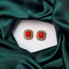 Coral Square Stud