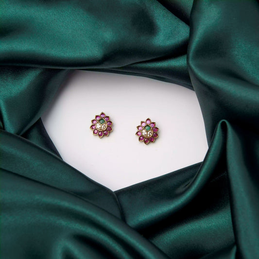 Dual Color Floral Stud SM21101