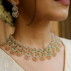 Emerald Scallop Necklace