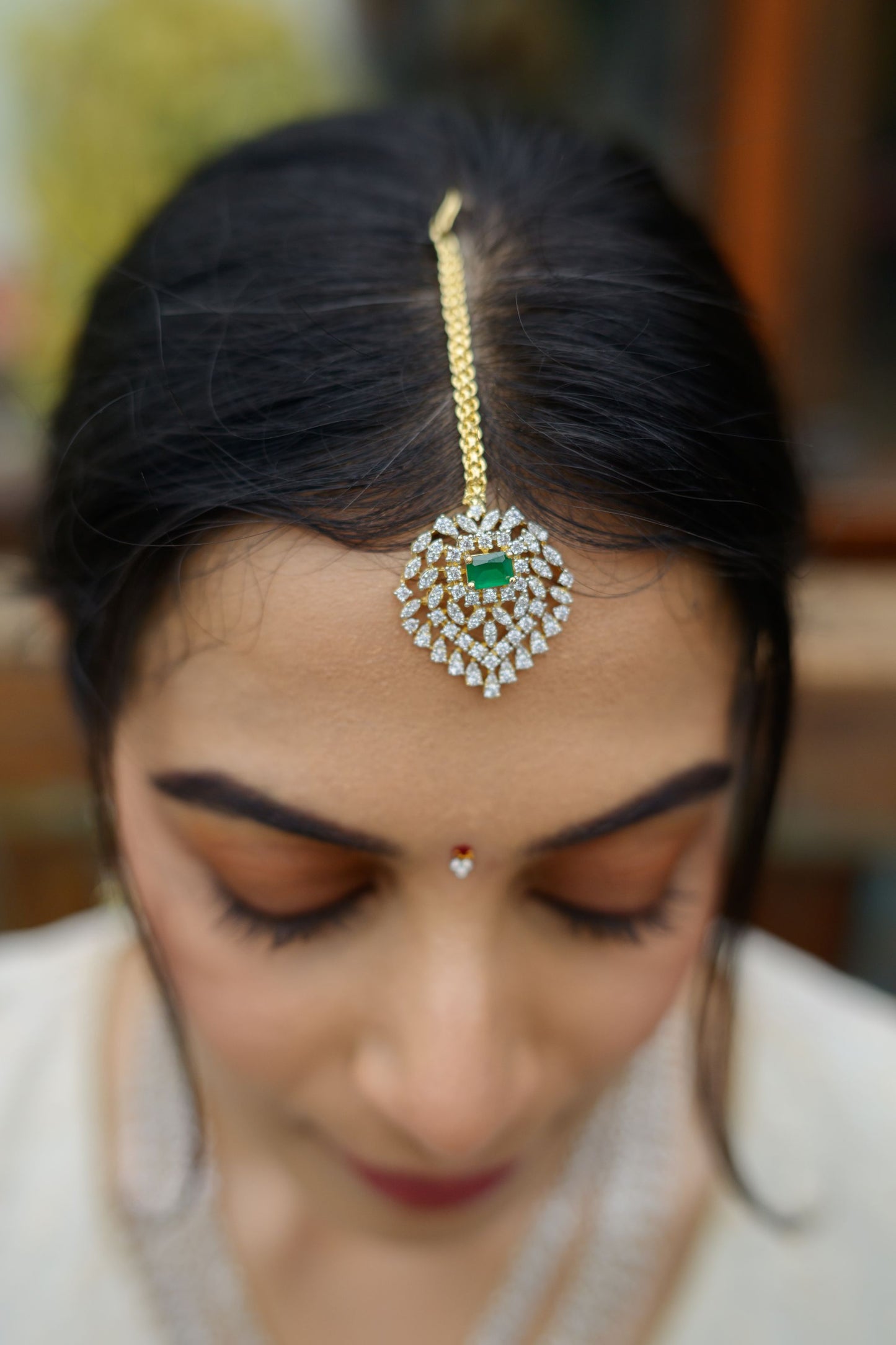 Dual Layer Emerald Necklace
