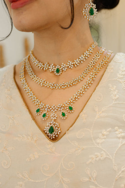 Multi Layer Floral Necklace