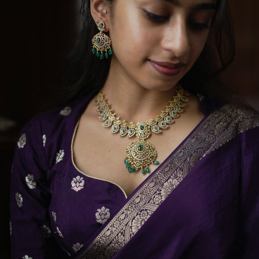 Emerald Mango Necklace