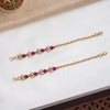 Ruby-Pear-Ear-Chain
