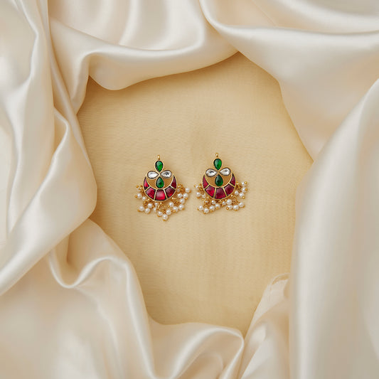 Jadau Floral Crescent Bugadi SM45115