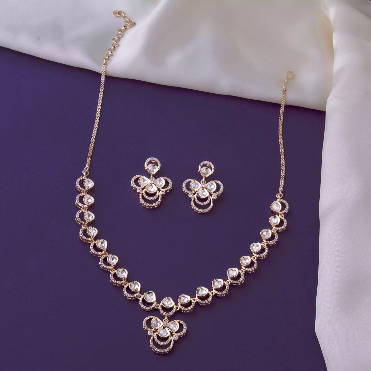 Rose gold Necklace SM77182