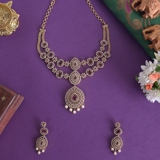 Dual layer Necklace SM77191
