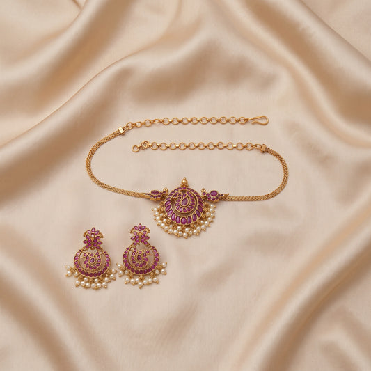 Ruby Bird Choker