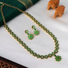 Emerald and White Bloom Floral Haaram