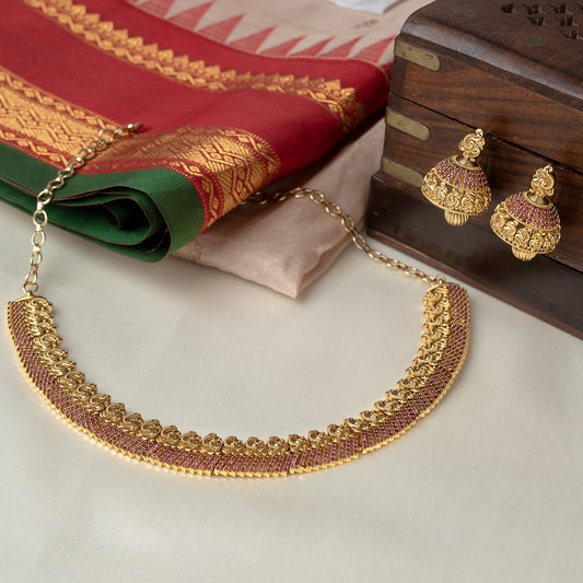 Elegant Ruby Necklace